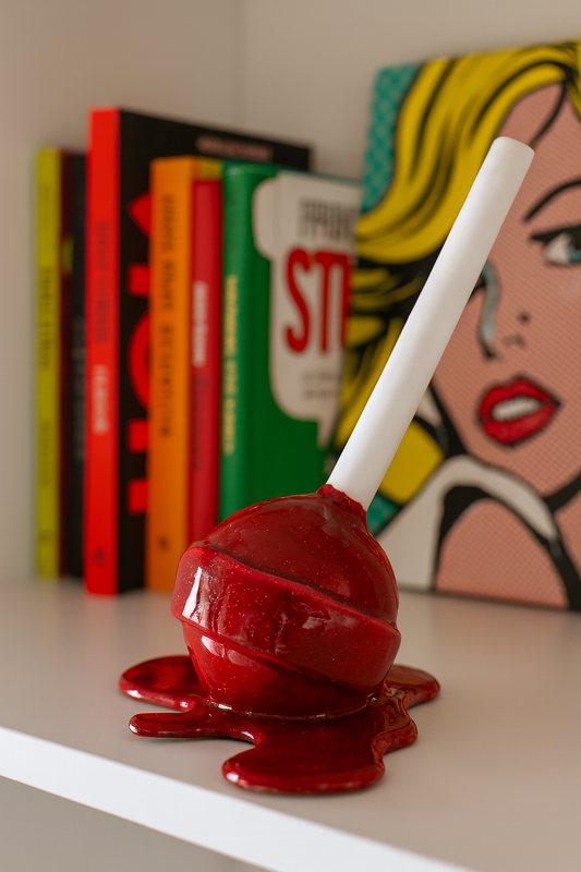 Scultura Ceramica - Lecca Lecca Sotto il Sole Siciliano