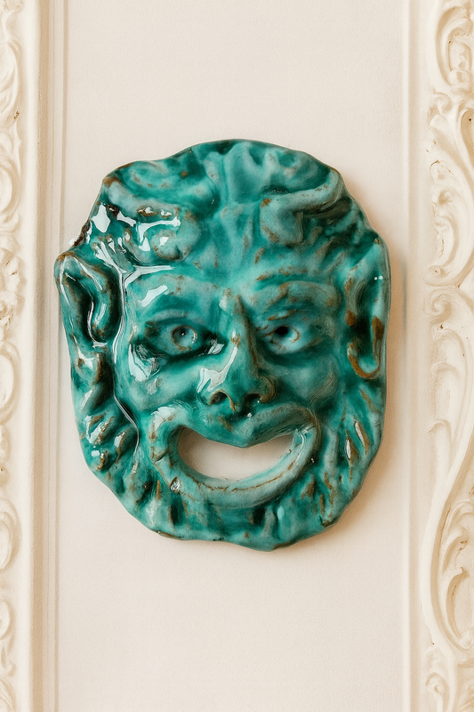 Scultura Ceramica - Sicilia Greca - Maschera di Fauno