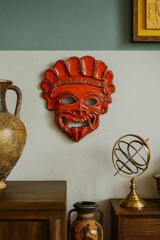 Scultura Ceramica - Sicilia Greca - Maschera di Gorgona