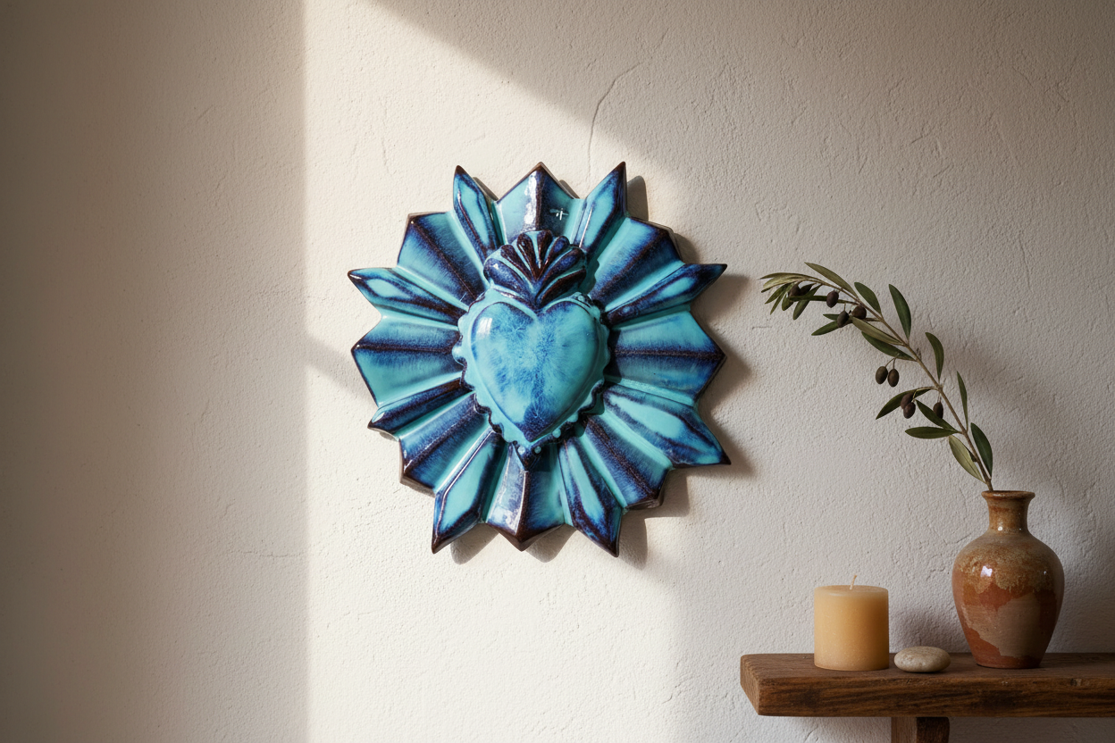 Sacro cuore turchese-blu - lifestyle