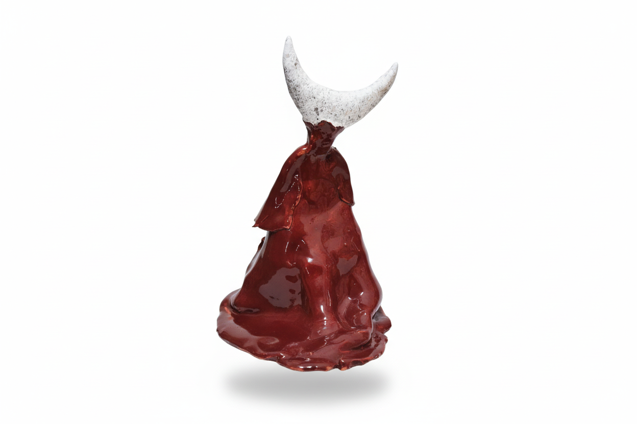 L'Alchimista - Scultura in Ceramica - I Mostri nella mia testa