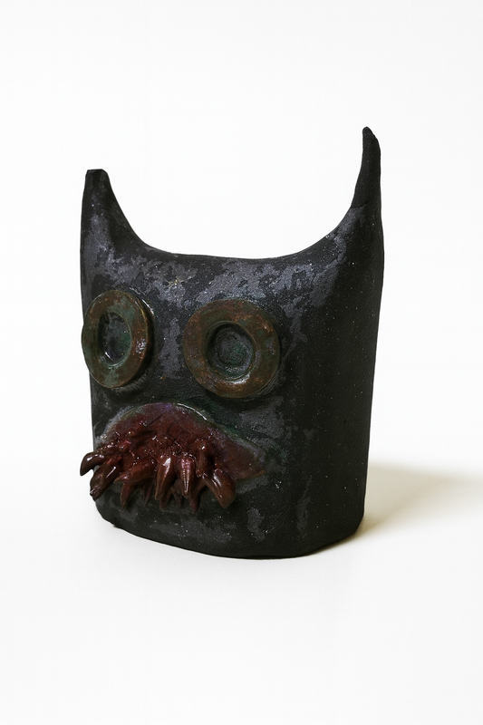 Scultura Ceramica - Mostri Divertenti - Monster Mouth