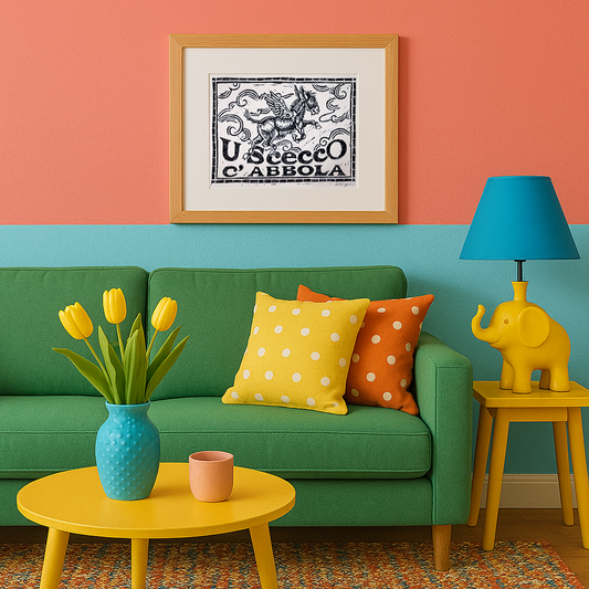 Illustrazione Linoleum - U' Scecco C'Abbola