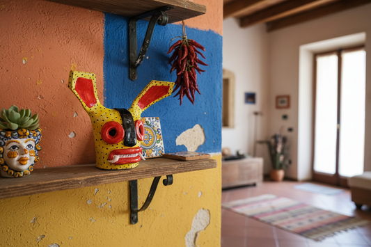 Tecuani (Giaguaro) - Scultura in Ceramica - Ispirazione Messicana