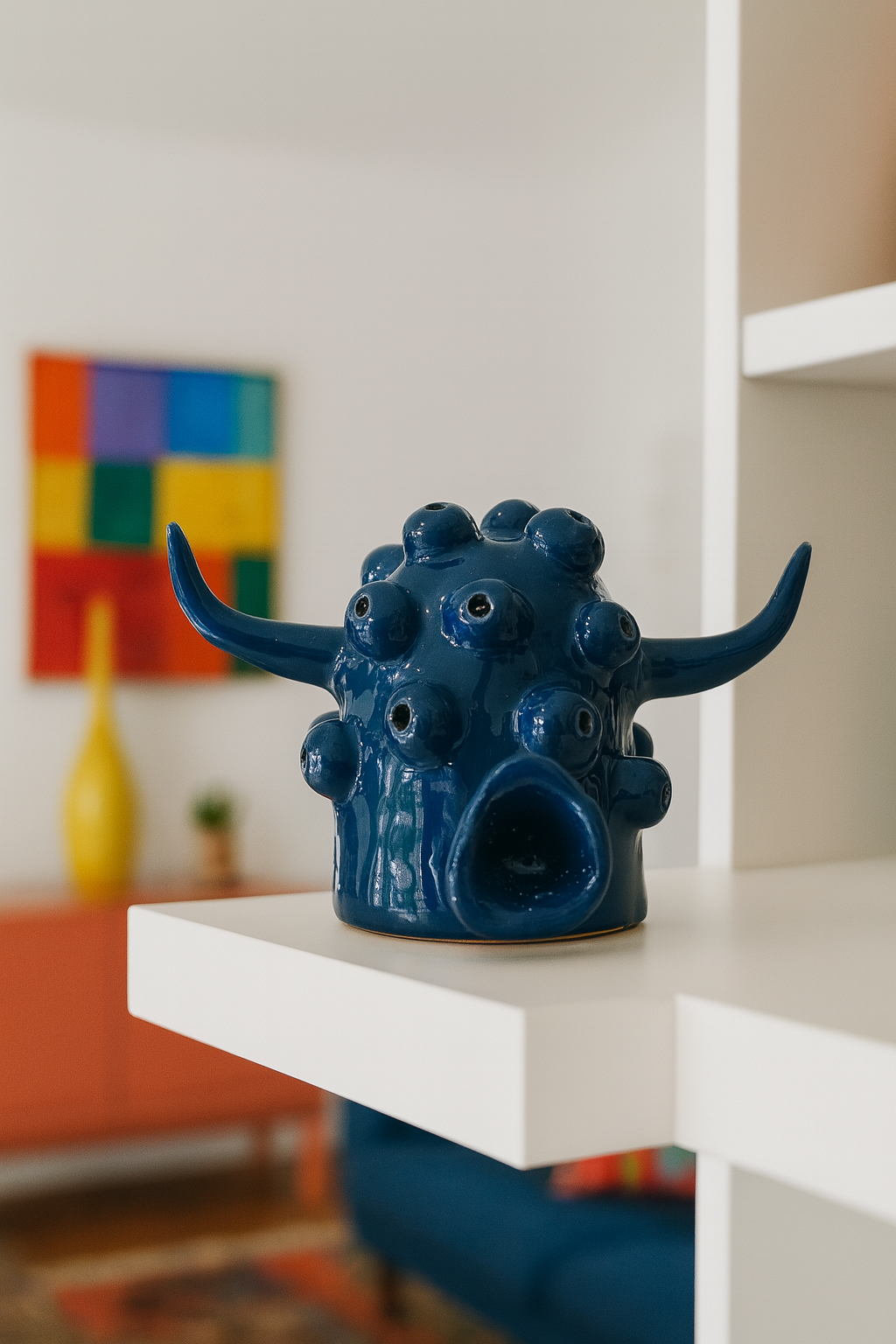 Mille Occhi Multicolor - Scultura in Ceramica - I Mostri nella mia testa