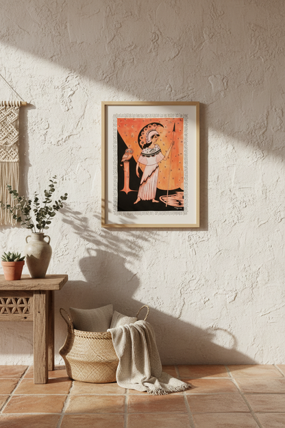 Foto lifestyle su parete mediterranea