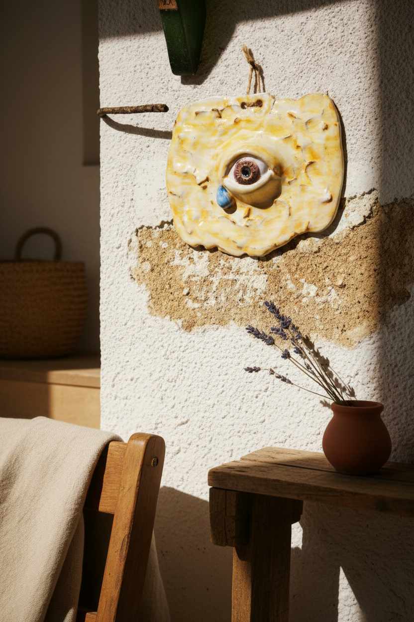 Muri che guardano - Scultura in Ceramica