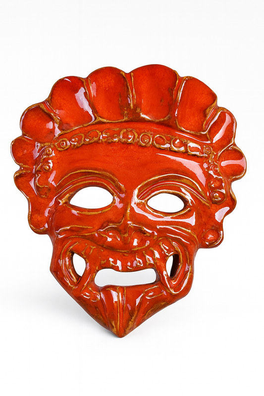 Scultura Ceramica - Sicilia Greca - Maschera di Gorgona