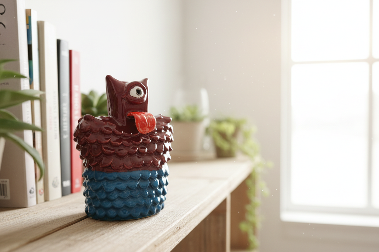 Polifemo Pigna-ta - Scultura in Ceramica - I Mostri nella mia testa