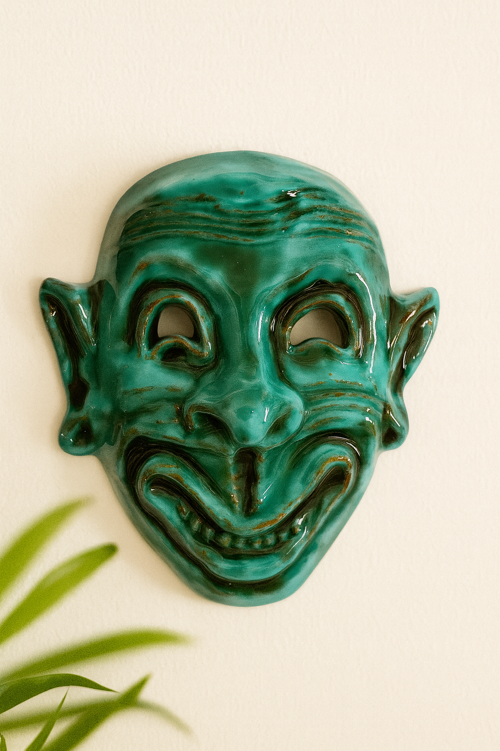 Scultura Ceramica - Sicilia Greca - Maschera del Teatro