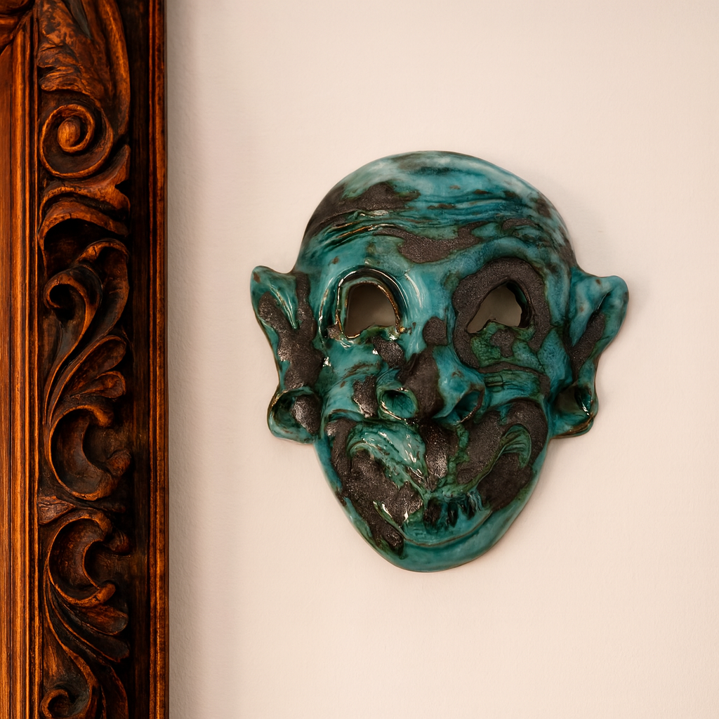 Scultura Ceramica - Sicilia Greca - Maschera del Teatro