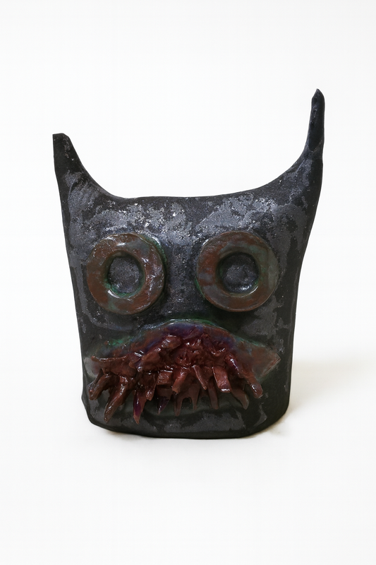 Scultura Ceramica - Mostri Divertenti - Monster Mouth
