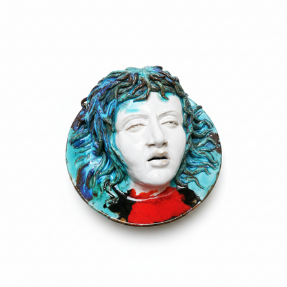 Testa di San Giovanni Battista - Scultura in Ceramica