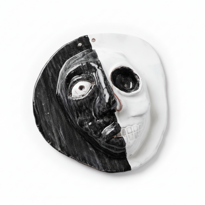 Dualità Vita e Morte - Scultura in Ceramica - Ispirazione Messicana