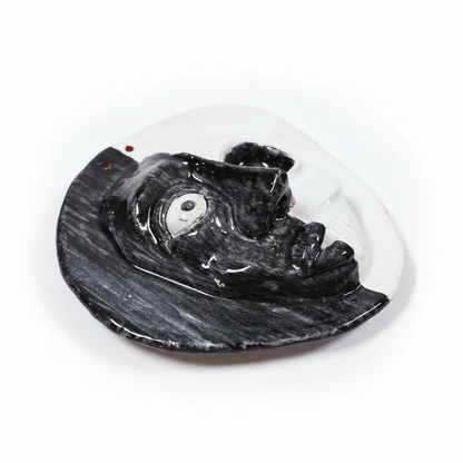 Dualità Vita e Morte - Scultura in Ceramica - Ispirazione Messicana