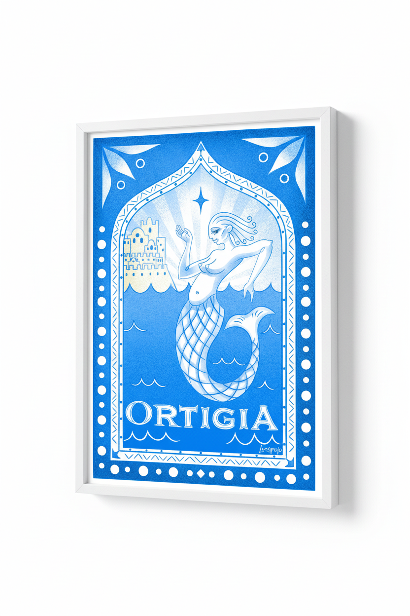 Poster Ortigia vista frontale
