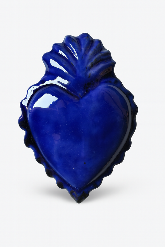 Scultura Ceramica - Cuore Sacro Exvoto