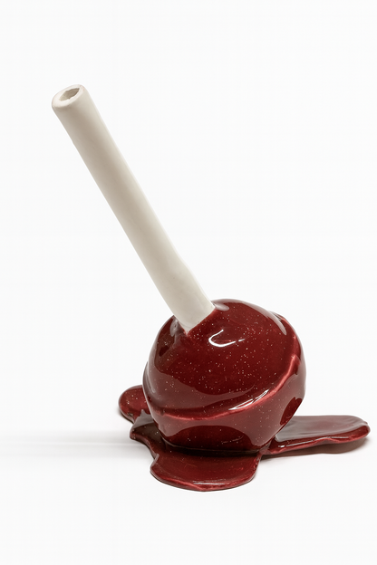 Scultura Ceramica - Lecca Lecca Sotto il Sole Siciliano