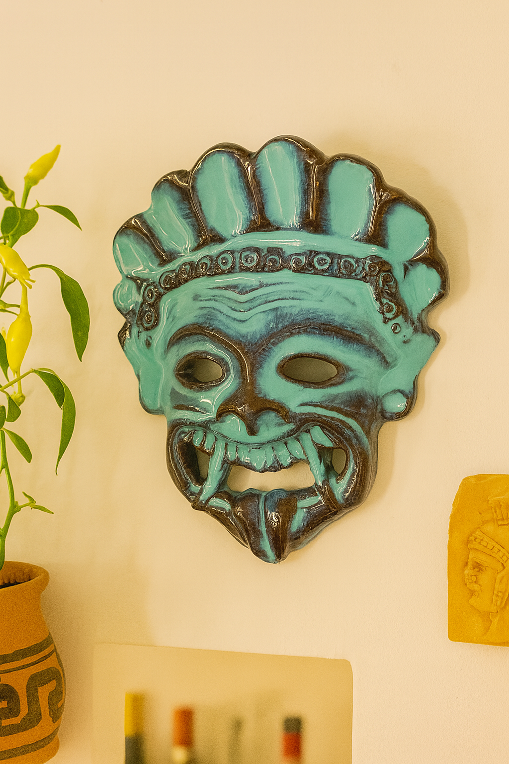 Scultura Ceramica - Sicilia Greca - Maschera di Gorgona