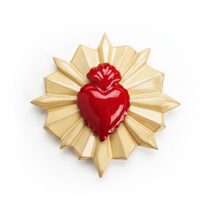 Sacro cuore ceramica - frontale