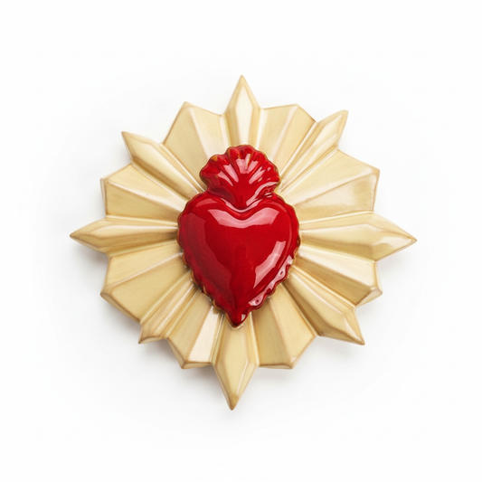 Sacro cuore ceramica - frontale