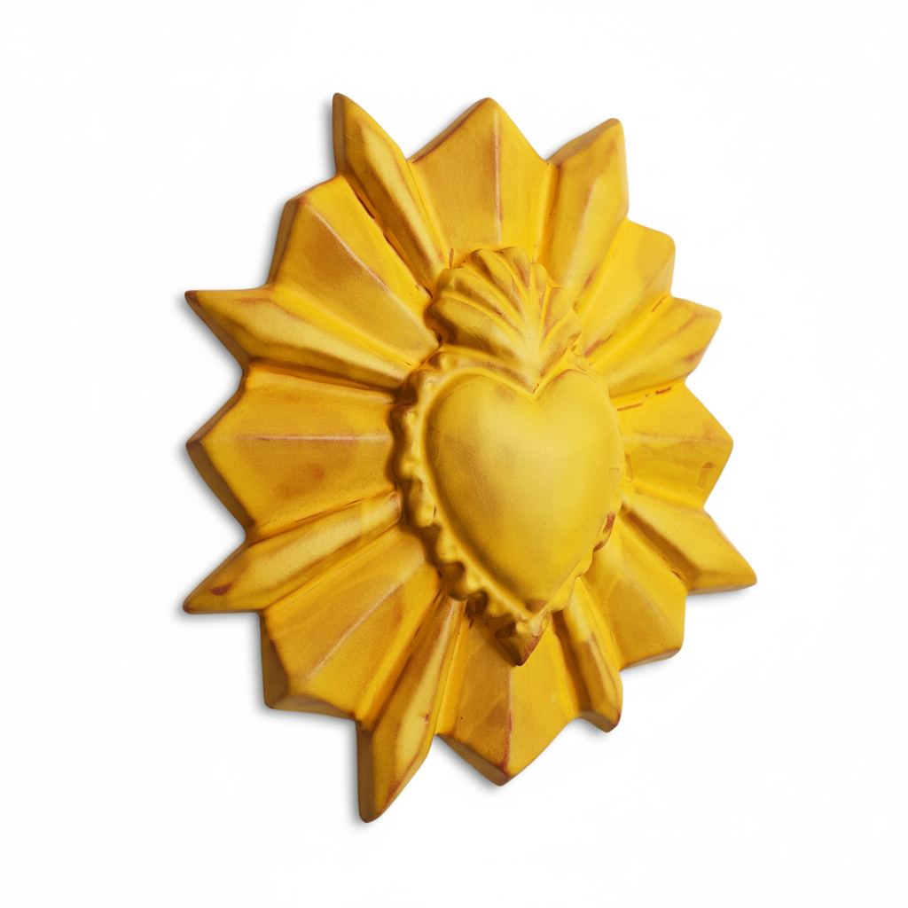 Sacro cuore giallo - tre quarti