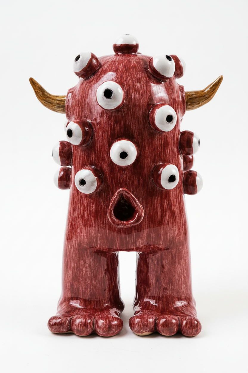 Scultura ceramica - Vista frontale