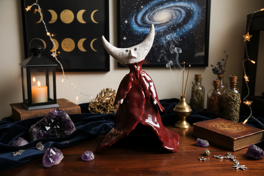 L'Alchimista - Scultura in Ceramica - I Mostri nella mia testa