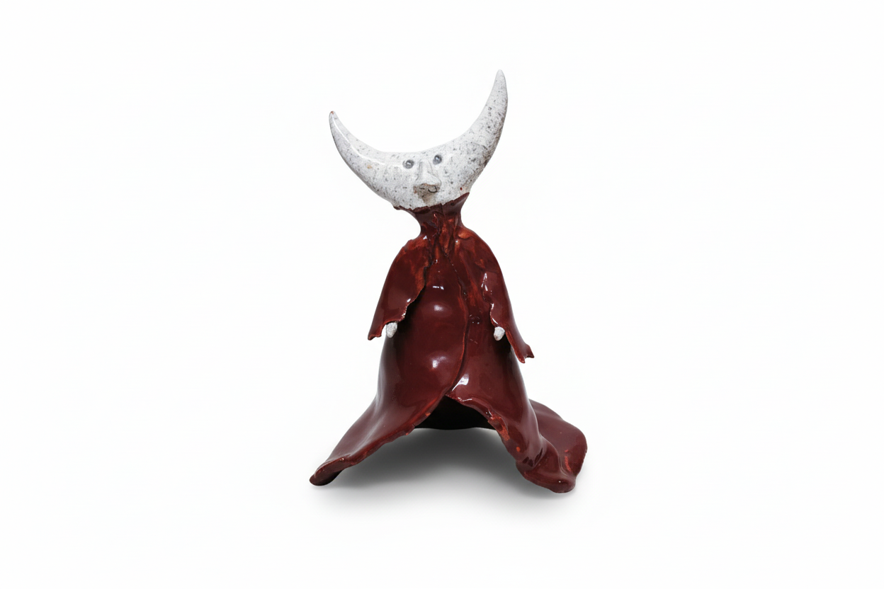 L'Alchimista - Scultura in Ceramica - I Mostri nella mia testa