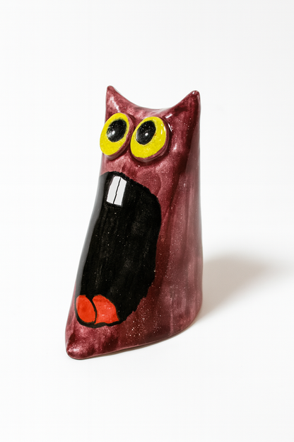 Scultura Ceramica - Mostri Divertenti - Il Grido