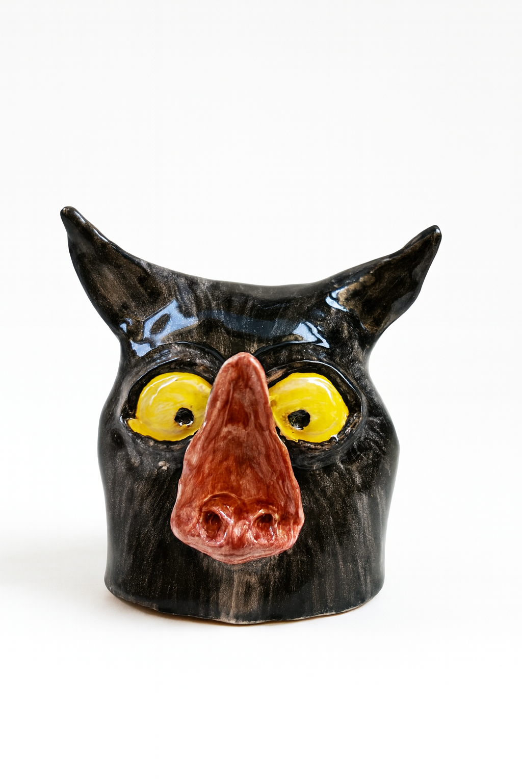 Scultura Ceramica - Mostri Divertenti - Pipistrello