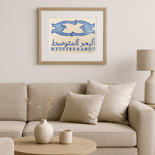 Illustrazione Linoleum - Mediterraneo