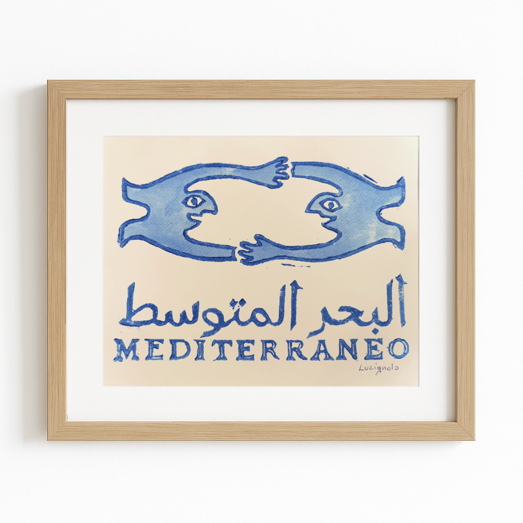 Illustrazione Linoleum - Mediterraneo