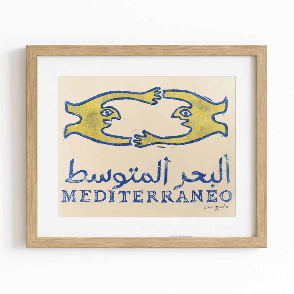 Illustrazione Linoleum - Mediterraneo