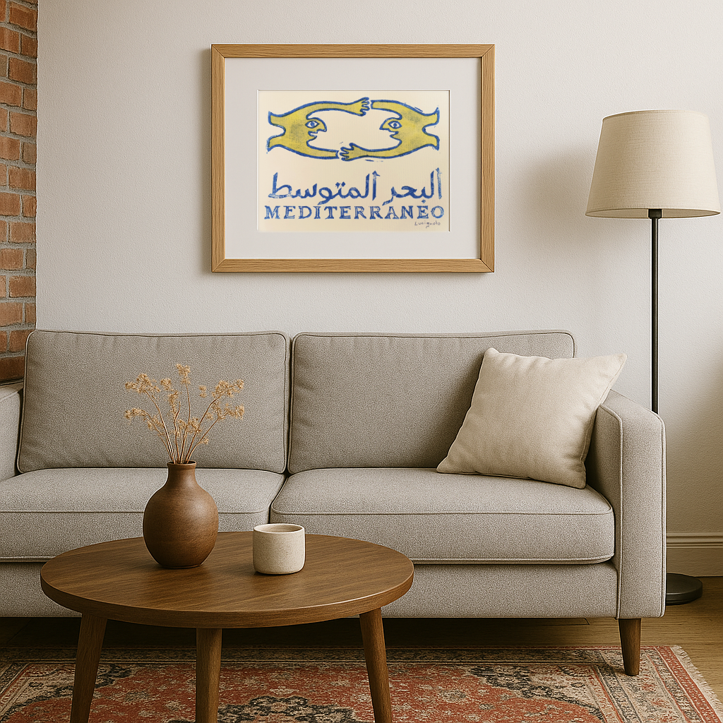 Illustrazione Linoleum - Mediterraneo