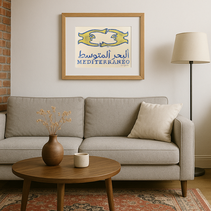 Illustrazione Linoleum - Mediterraneo