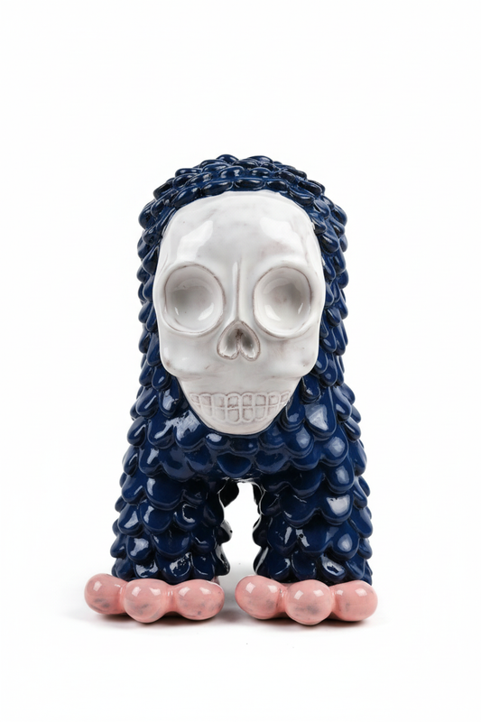 Teschio blu - frontale