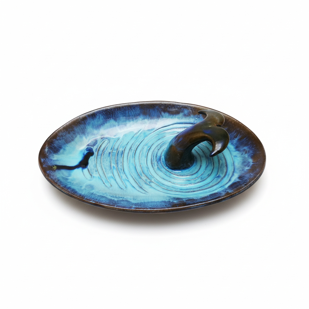 Piatti Coda di Balena - Ceramica Artigianale - Ispirazione Siciliana