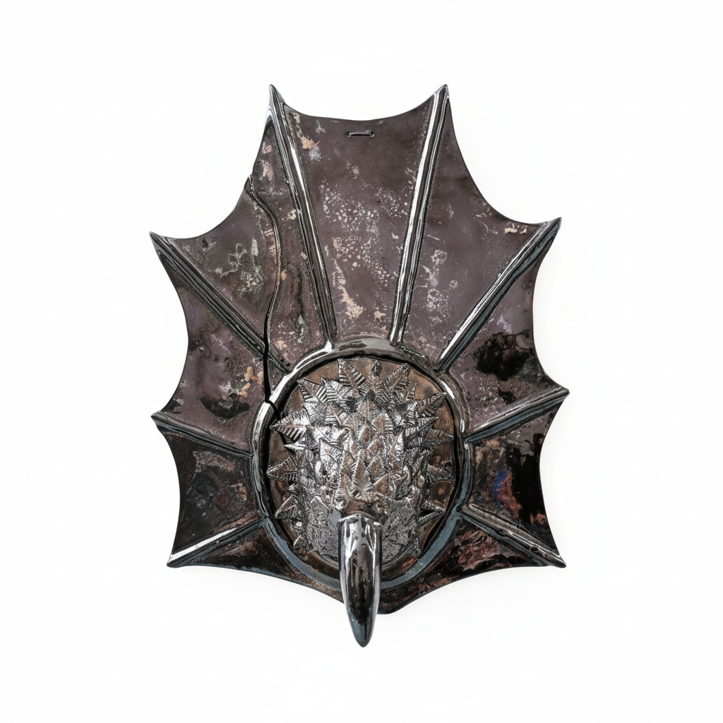 Corvo Nero - Scultura in Ceramica